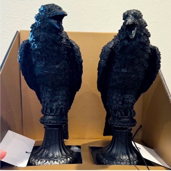 Christian Siriano Other - Crow taper Candle Holders pair